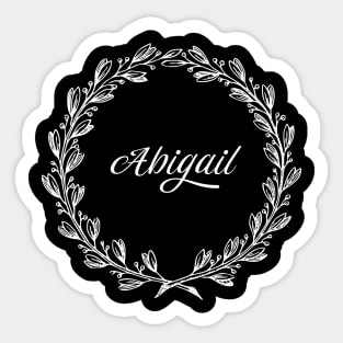 Abigail Floral Wreath Sticker